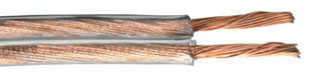  : LC1254 BANDRIDGE Loudspeaker Cable - 2x 2.5mm Transparant  (  100)