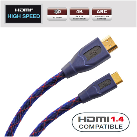  HDMI:Real Cable EHDMI (HDMImini  - HDMI) HDMI 1.3 3D High Speed  3M00