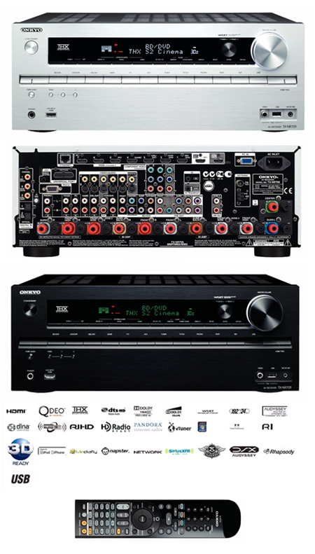 AV Ресивер: Onkyo TX-NR 709 Silver
