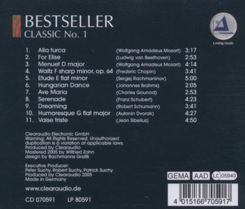   2   CD : Clearaudio  Bestseller Classic I    CD 070591