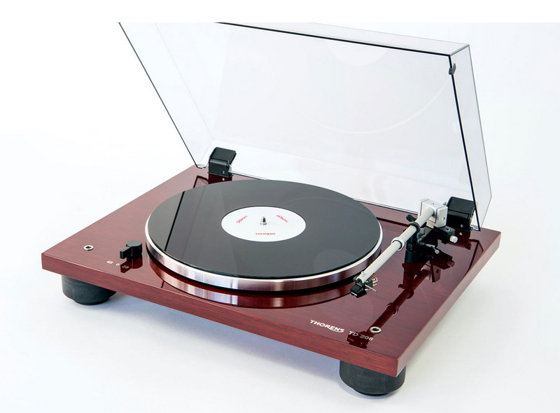   4    : Thorens TD 206 (Made in Germany) High gloss Red
