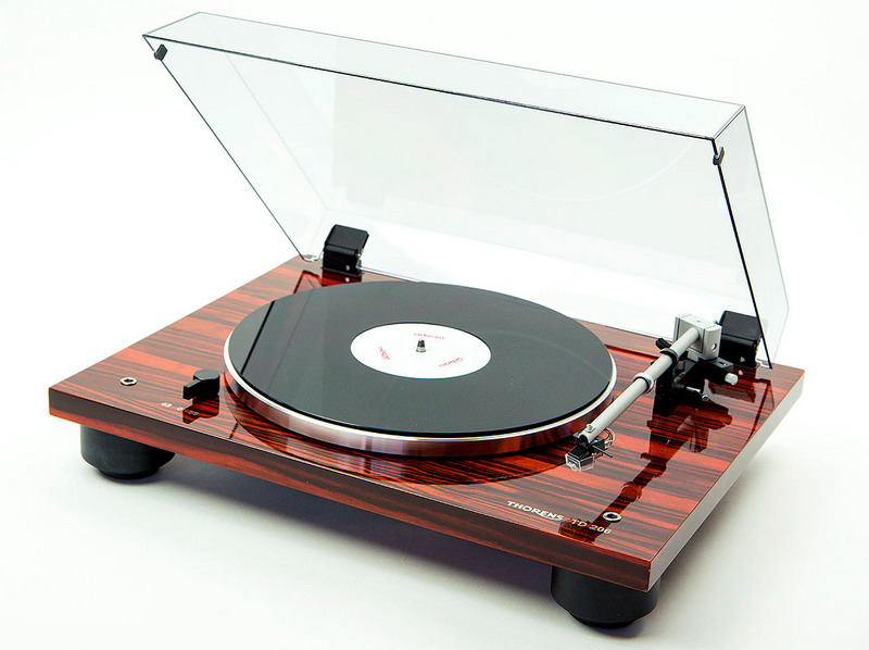   5    : Thorens TD 206 (Made in Germany) High gloss Red