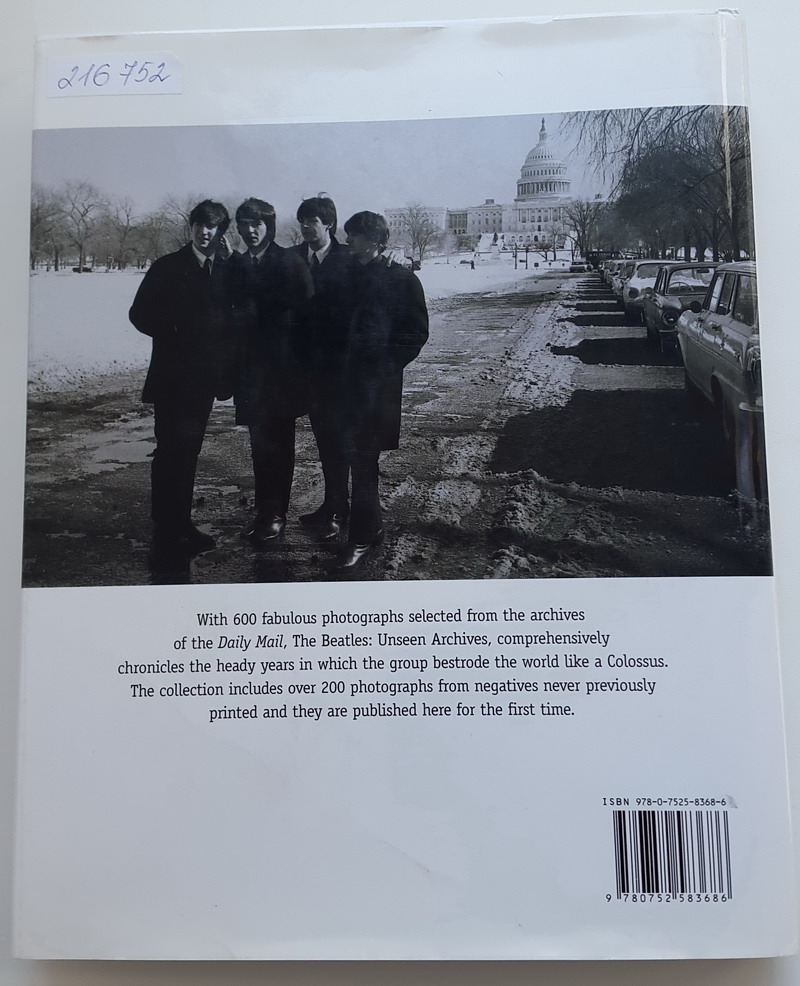   6   : THE BEATLES: UNSEEN ARCHIVES. [Hardcover]. Big Size. Used, EX+ condition.