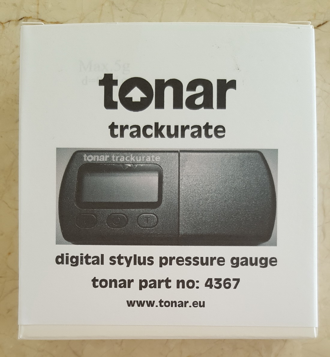   3   : TONAR Trackurate -Digital stylus Gauge, art. 4367 (Black)