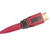  HDMI:Real Cable  HD-E-FLAT (HDMI-HDMI) HDMI 1.4 3D  High Speed with Ethernet 1M50