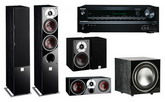 ДК DALI 5.1: AV Ресивер: Onkyo TX-SR 333+Zensor 5+Zensor 1+Zensor VOKAL+SUB E-9 F Black Ash