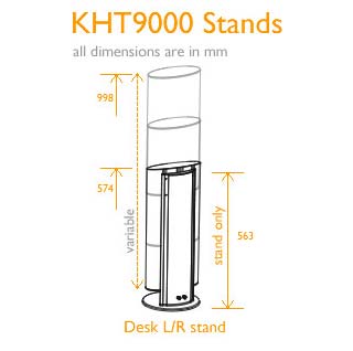    : KHT9000 Desk Stand L/R
