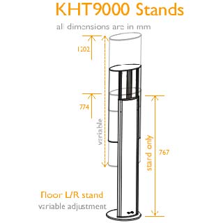��������� ��������� ��� ����������: KEF KHT9000 Long Stand L/R