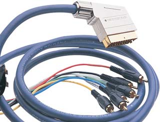 ������ Scart: Cambridge Premium Scart - 6RCA 2m
