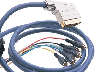 ������ Scart: Cambridge Premium Scart - 6RCA 5m