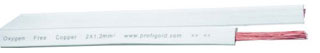  : PGC 11529 Profigold FlatFlex 2x1.3mm White (100 m)