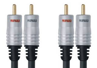 Кабель межблочный: PGA 4201 PROFIGOLD Audio Interconnect - 2 RCA M - 2 RCA M 1.0m