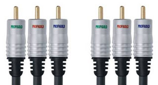 : PGV 332 PROFIGOLD Component Interconnect 3 RCA M - 3 RCA M  1.5m