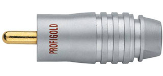 Разъем : PGA 1363 PROFIGOLD RCA M Metal Plugs - Blister of 4 pcs - up to 6mm2
