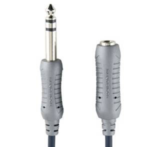 Кабель: AL385 джек M-F BANDRIDGE - 6.3mm Stereo M - 6.3mm Stereo F 6.0 m Coiled