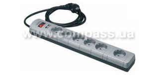 Фильтр сетевой: BANDRIDGE BE5006EC Power Protector 6 way AT/ES/GE/HU/NL/PT/RO/RU