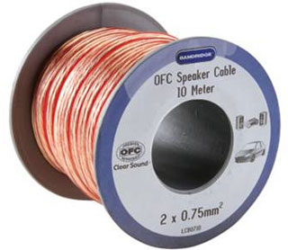 Кабель : LCB0710 BANDRIDGE Loudspeaker Cable 10.0 m - 2x 0.75mm (готовый кабель.цена за 10м)
