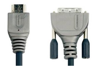: VL1120 BANDRIDGE  HDMI Cable - HDMI male to DVI male 2.0 m
