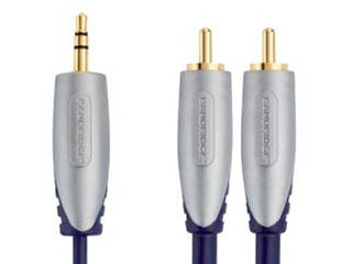 Кабель: SAL 3402 мини-джек-RCA- BE PRE - 3.5mm Stereo M - 2x RCA M 2.0m