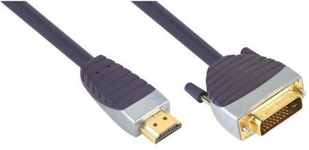  HDMI:BANDRIDGE SVL1100 BE PRE (HDMI- DVI) 1080p HD compatible 0.5M