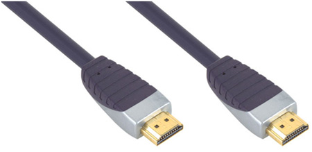 Кабель HDMI:BANDRIDGE SVL1000 BE PRE (HDMI-HDMI) HDMI 1.3 1080p HD compatible 0.5 M