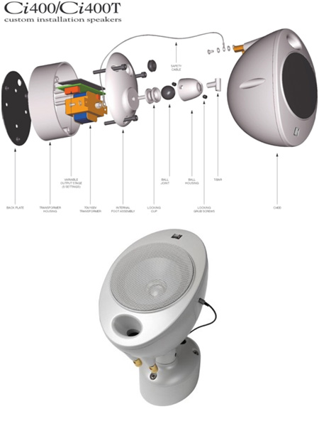  : KEF Ci 400 LT WHT
