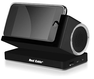 I-pod Dok �������:Real Cable Pearl Black