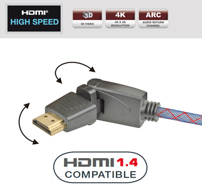  HDMI:    : Real Cable  HD-E-360 (HDMI-HDMI)  1.4 3D Ethernet 1M00