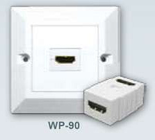 Встраиваемая розетка HDMI : Real Cable Встраиваемая розетка Wall Plate (HDMI F- HDMI F) 90°