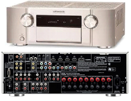 AV Ресивер: Marantz SR-5005 Silver Gold
