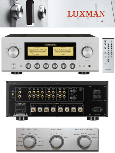  : Luxman L-550 AX, Pure Classe A, Aluminium Silver