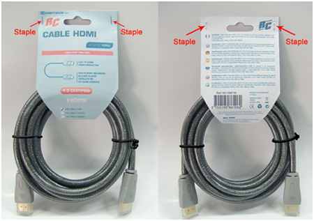  HDMI:Real Cable  HD-VIM   (HDMI-HDMI) HDMI 1.3 3D High Speed  2M00