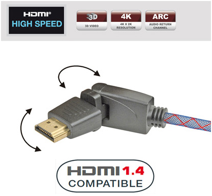  HDMI:    : Real Cable  HD-E-360 (HDMI-HDMI) 1.4 3D Ethernet  3M00