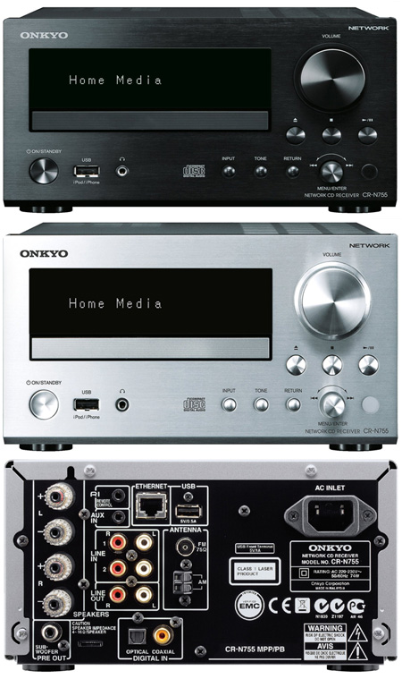Сетевой CD-ресивер: Onkyo CR-N755 - hi-fi.com.ua