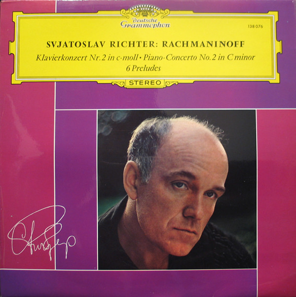 Sviatoslav Richter  Rachmaninov Piano concert No. 2 c-Moll (Deutsche Grammophon LP 138076) Mint