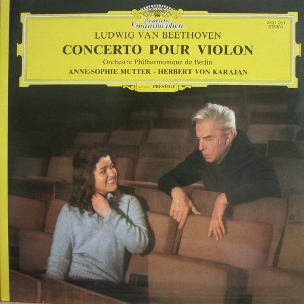 Ludwig van Beethoven - Violin Concerto (Deutsche Grammophon 2531250, 180 gram vinyl) Germany, Mint