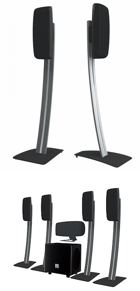 : DALI Fazon SAT Floor Stand Black