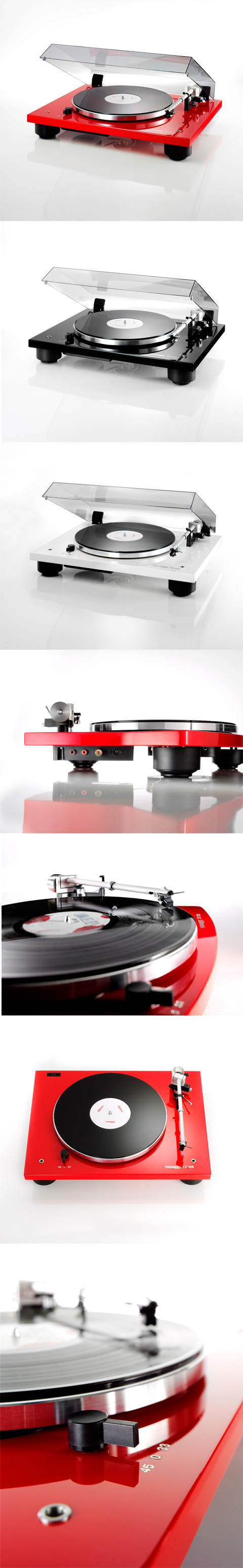   : Thorens TD 206 (Made in Germany) High gloss Red