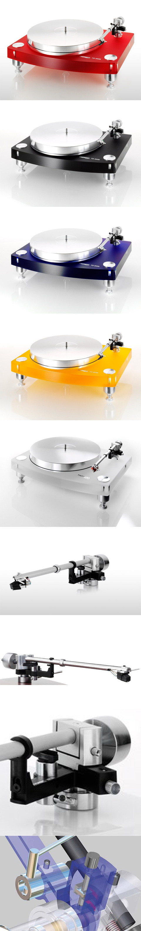   : Thorens TD 2035  (Made in Germany) Red, TP 92, w/o cartridg