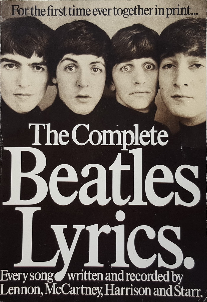   - : THE BEATLES: THE COMPLETE LYRICKS. [Softcover]. Used, VG+ condition.