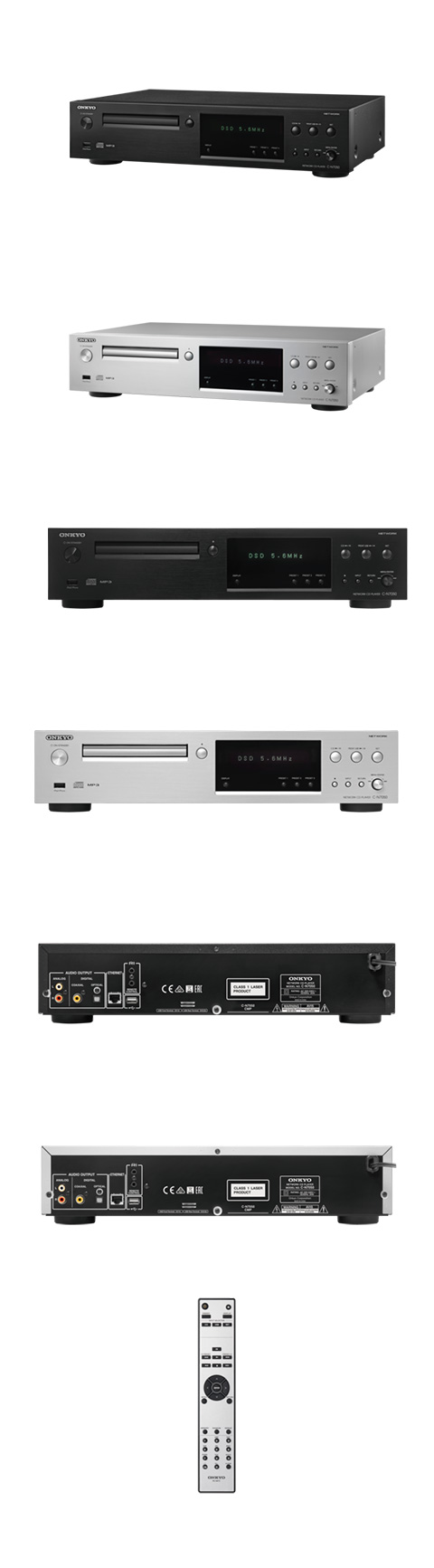  CD : Onkyo C-N7050 Black