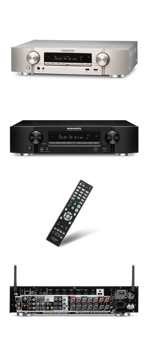 AV : Marantz NR-1605 (SilverGold)