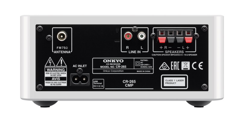   6  CD-   Bluetooth: Onkyo CS-265  Black