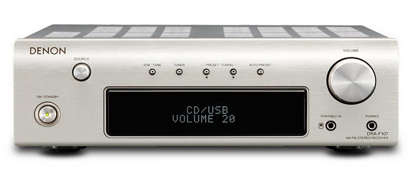  : DENON DRA-F107 (Silver)