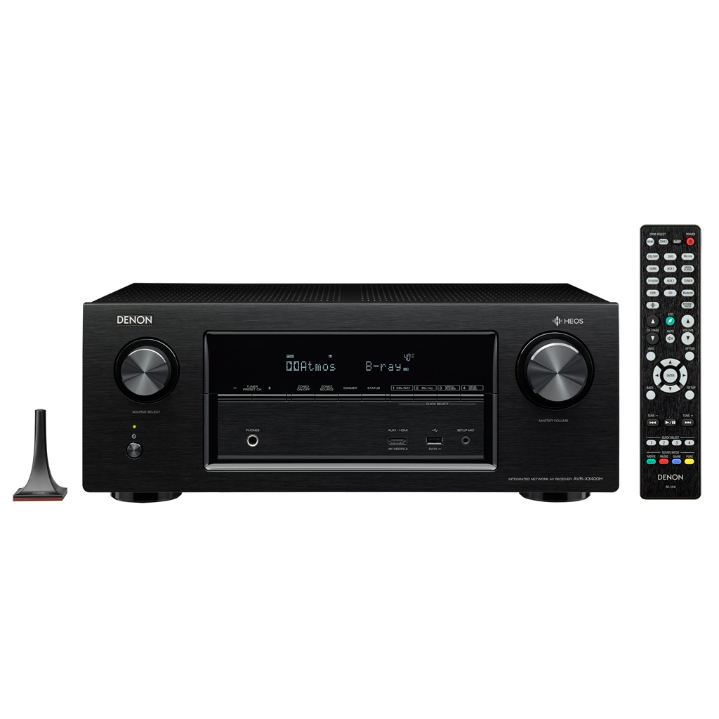   3  AV : Denon AVR-X3400H (7.2 h) Black