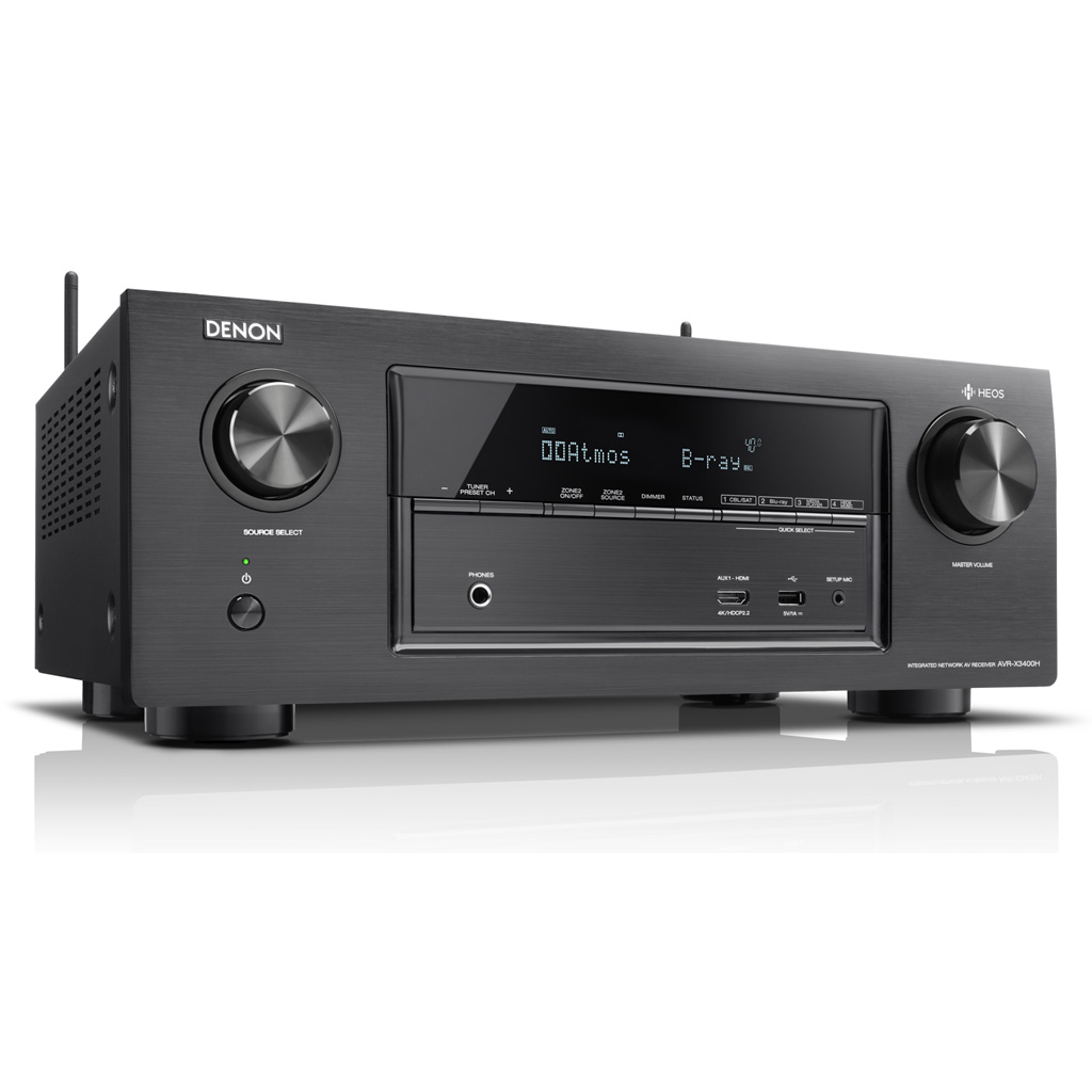   4  AV : Denon AVR-X3400H (7.2 h) Black