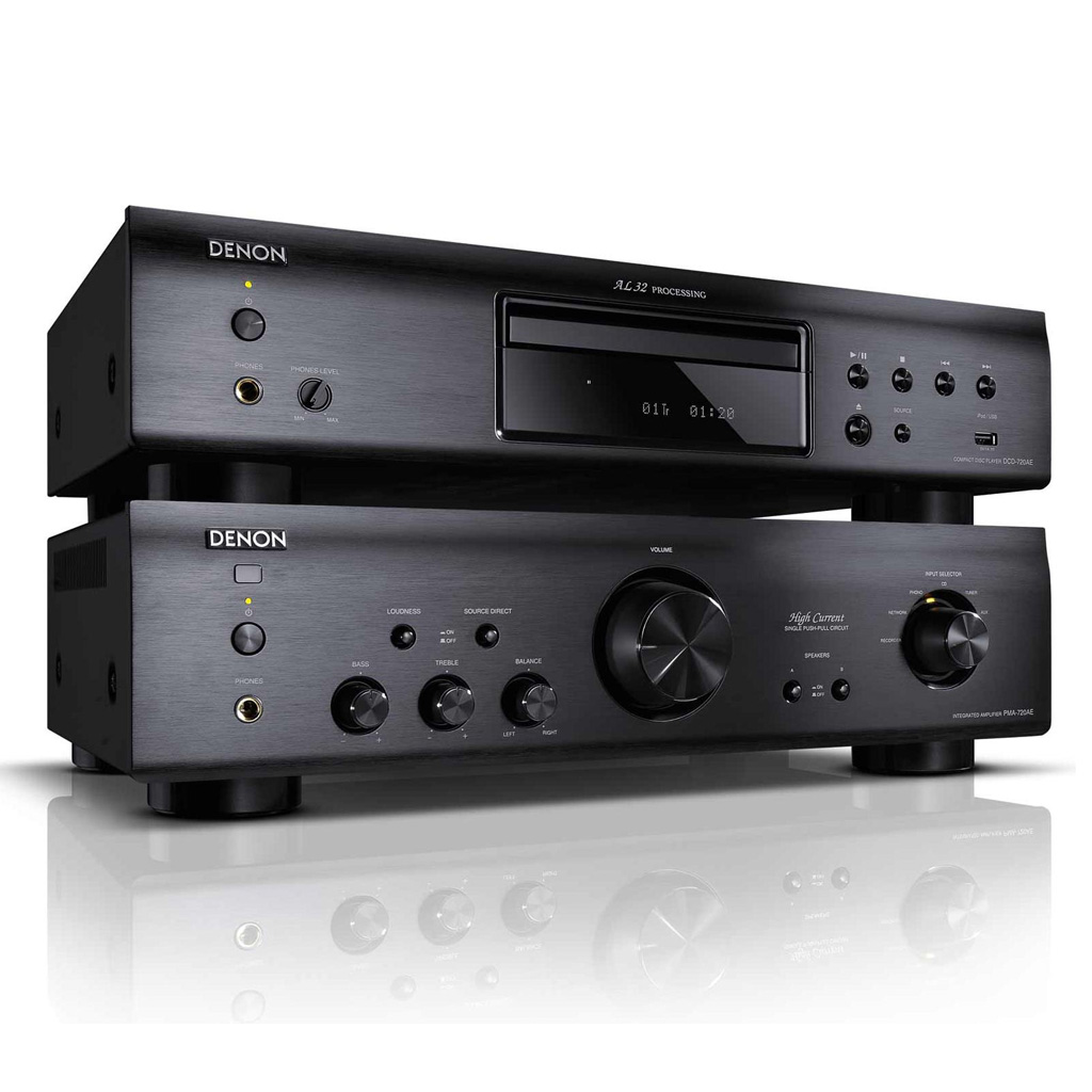   5  CD : Denon DCD-720AE Black