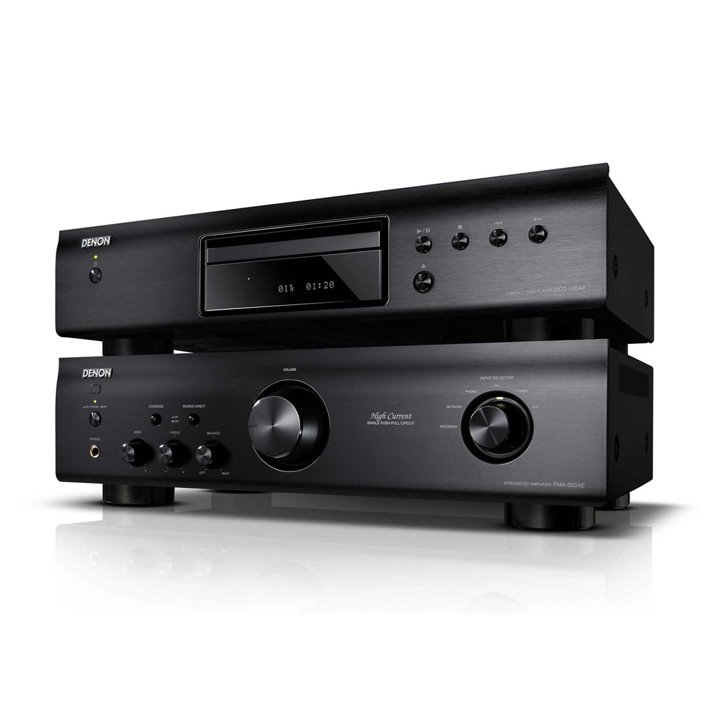   5  CD : Denon DCD-520AE Black