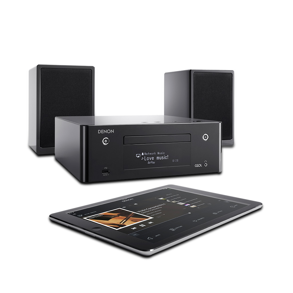   5   CD-  Wi-Fi/AirPlay/Bluetooth: Denon CEOL RCD-N9 Black