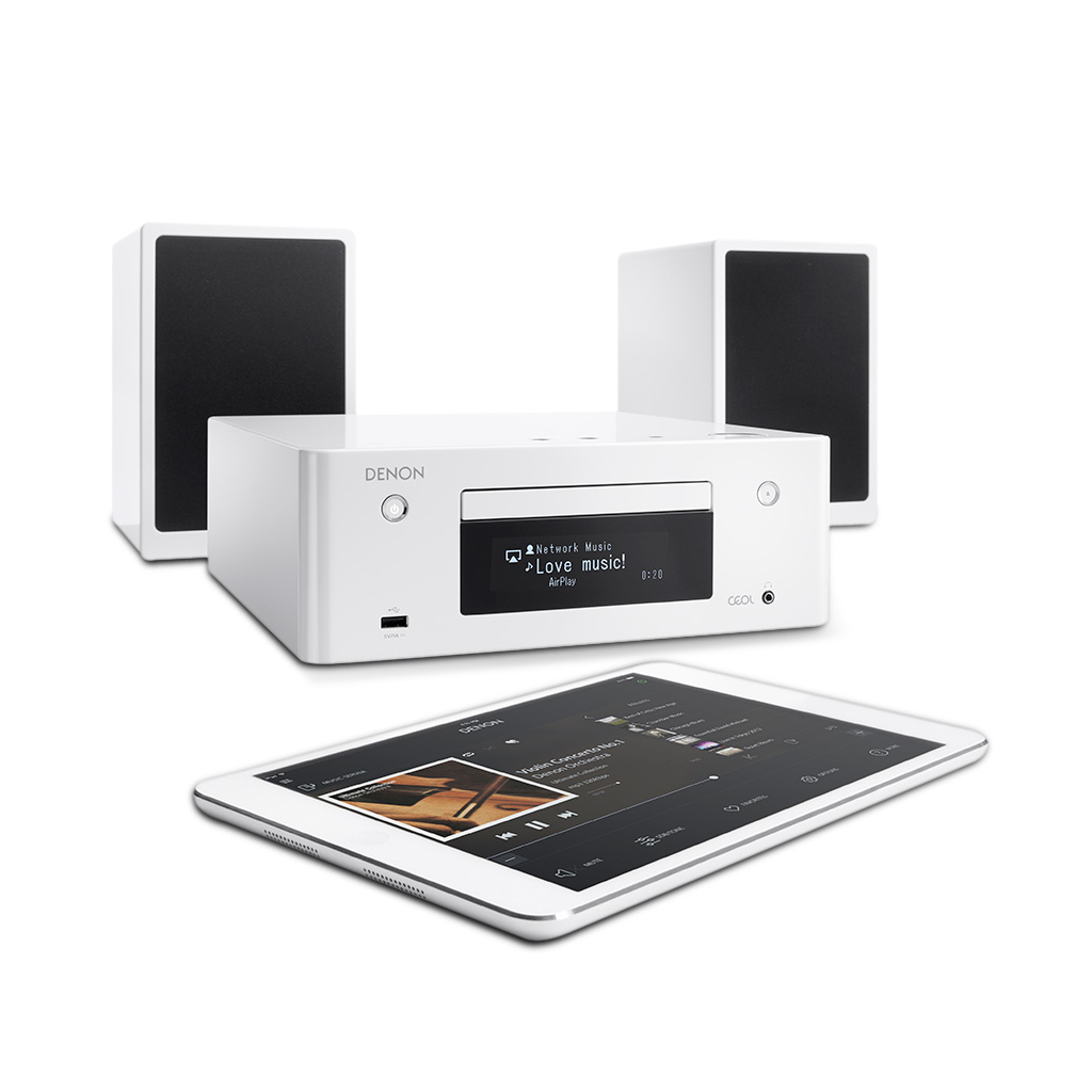   8   CD-  Wi-Fi/AirPlay/Bluetooth: Denon CEOL RCD-N9 Black